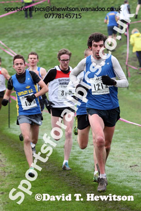 Senior men, Durham Cathedral Cross Country Relays. Photo: David T. Hewitson/Sports for All Pics